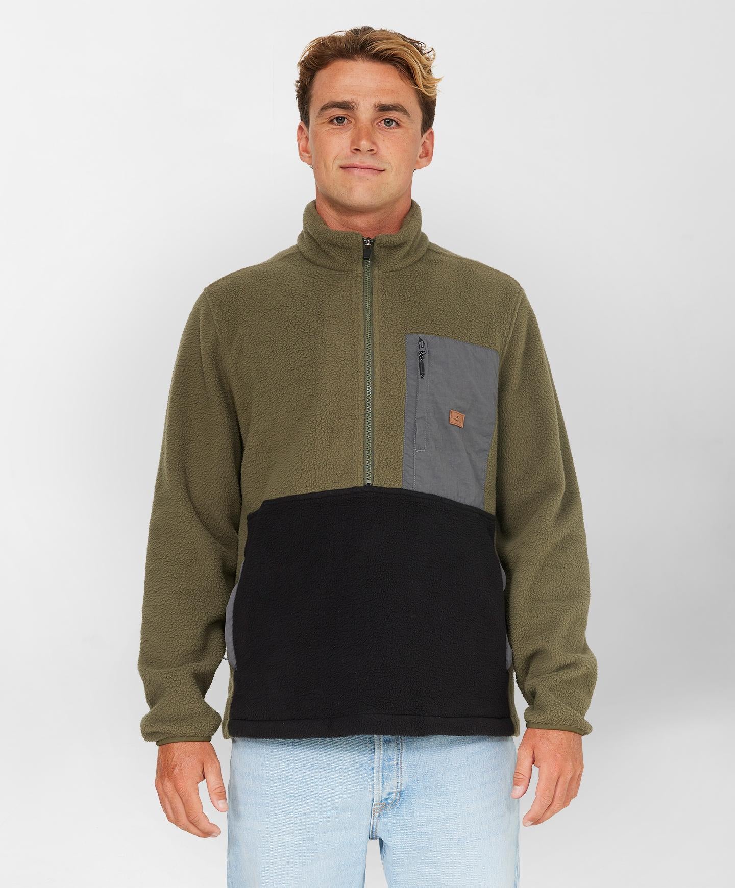 O’NEILL COLTON HIGH PILE SUPERFLEECE - ARMY - essential surf and skate