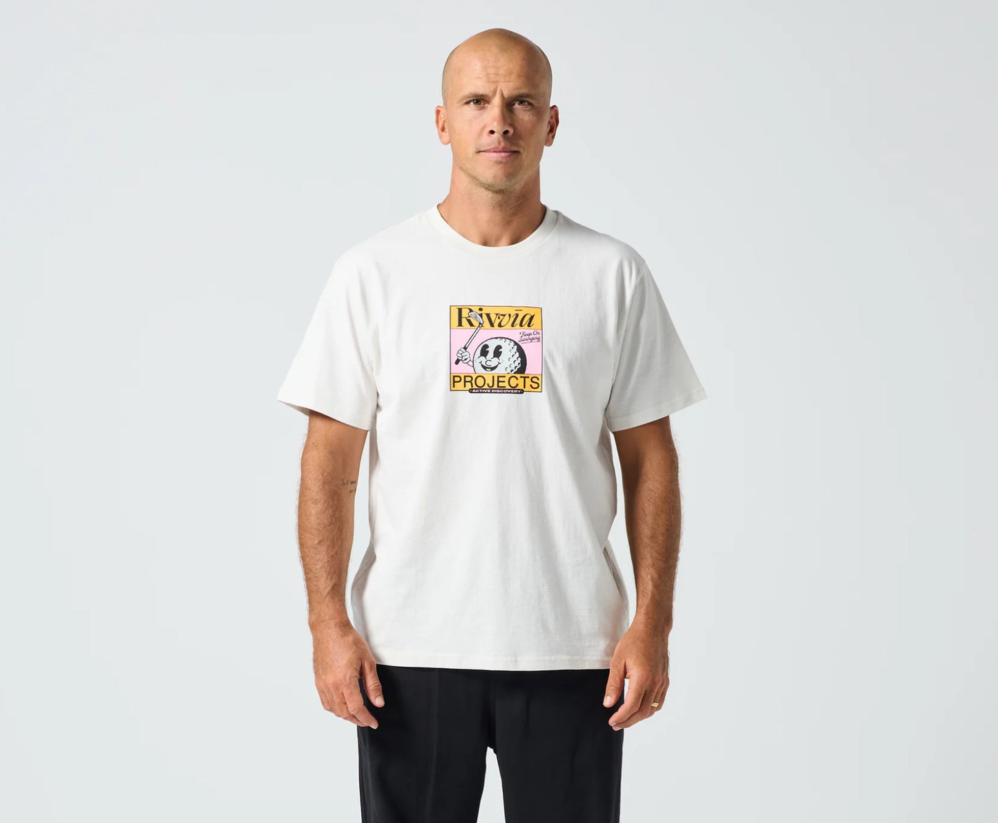 RIVVIA YOUR BUDDY T-SHIRT : BONE