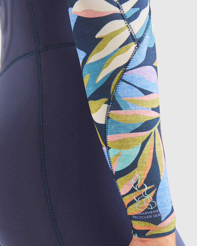 Billabong Womens 3/2mm Synergy Back Zip Steamer Wetsuit