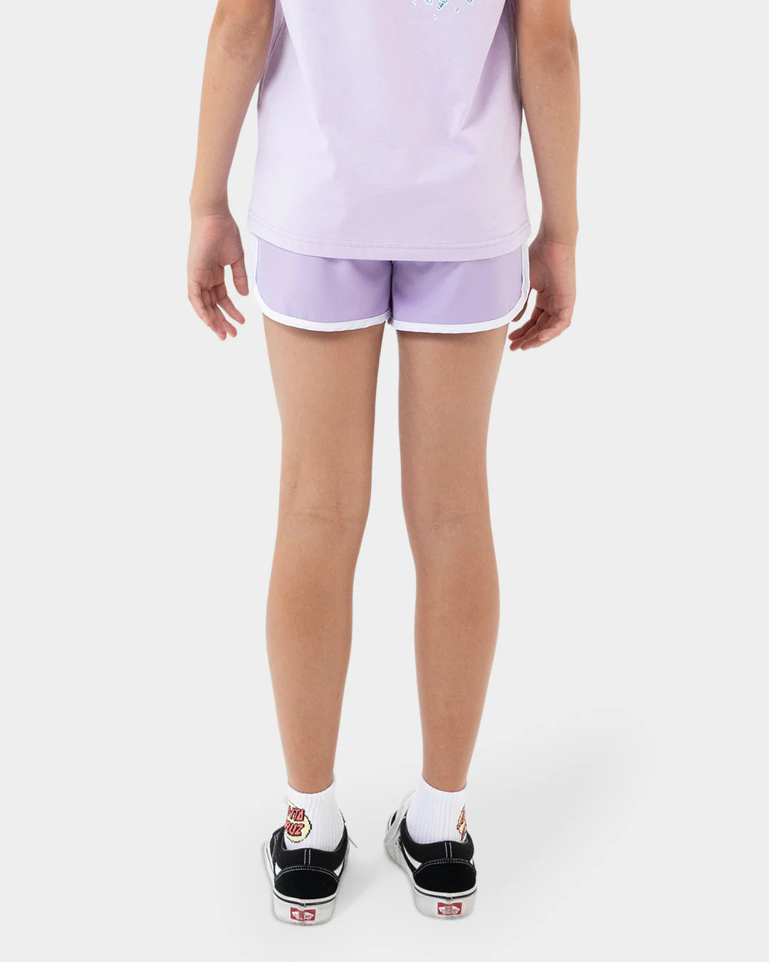 Santa Cruz Crystal Stack Girls Short Lavender - essential surf and skate