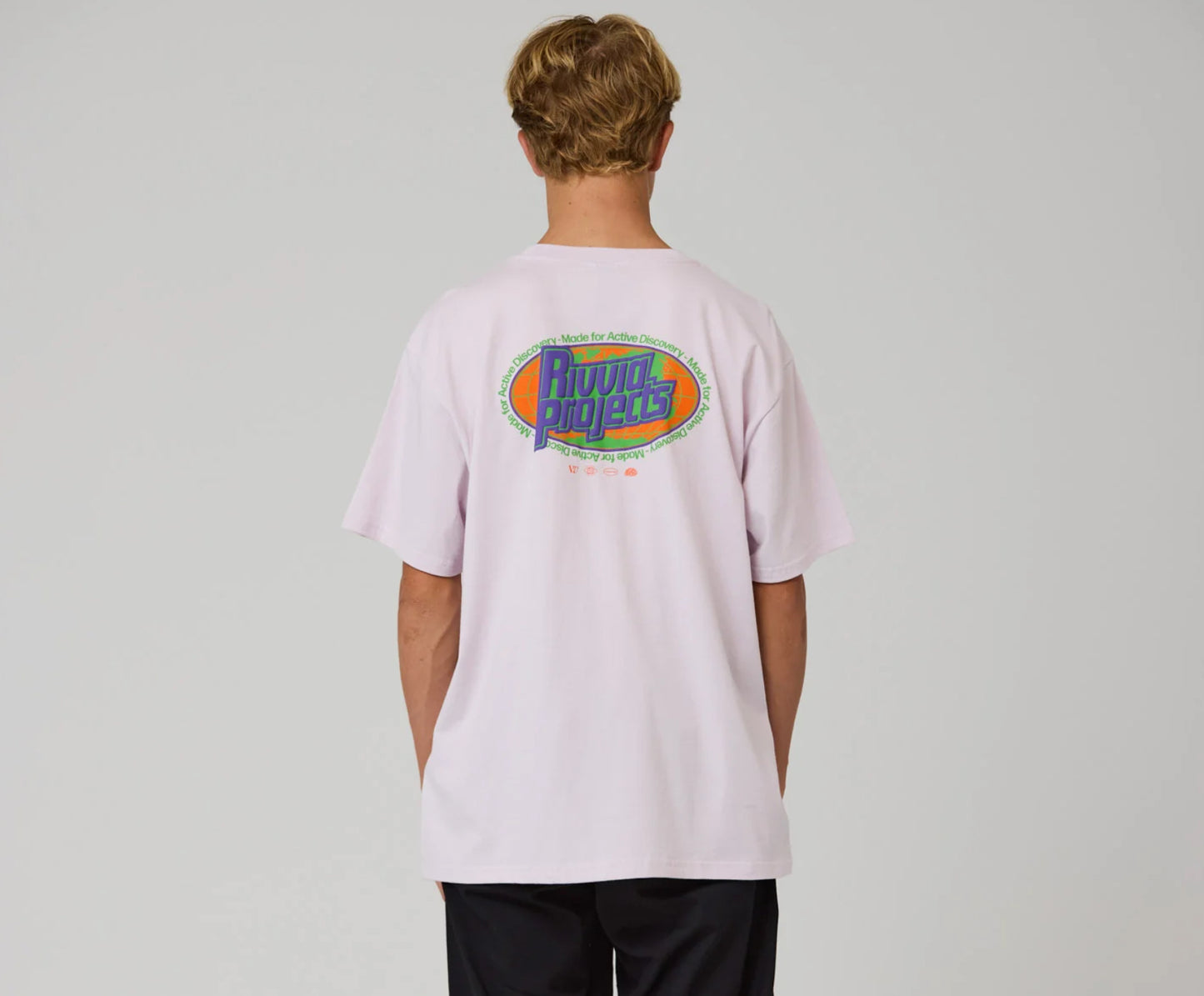 RIVVIA GLOBAL DISCOVERY T-SHIRT : LAVENDER