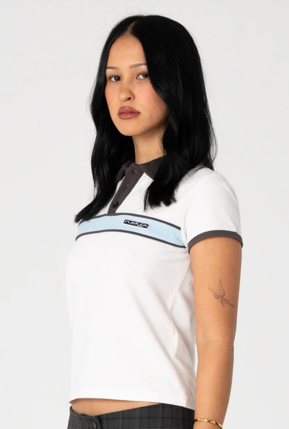 Rusty Step Closer Baby Polo Tee