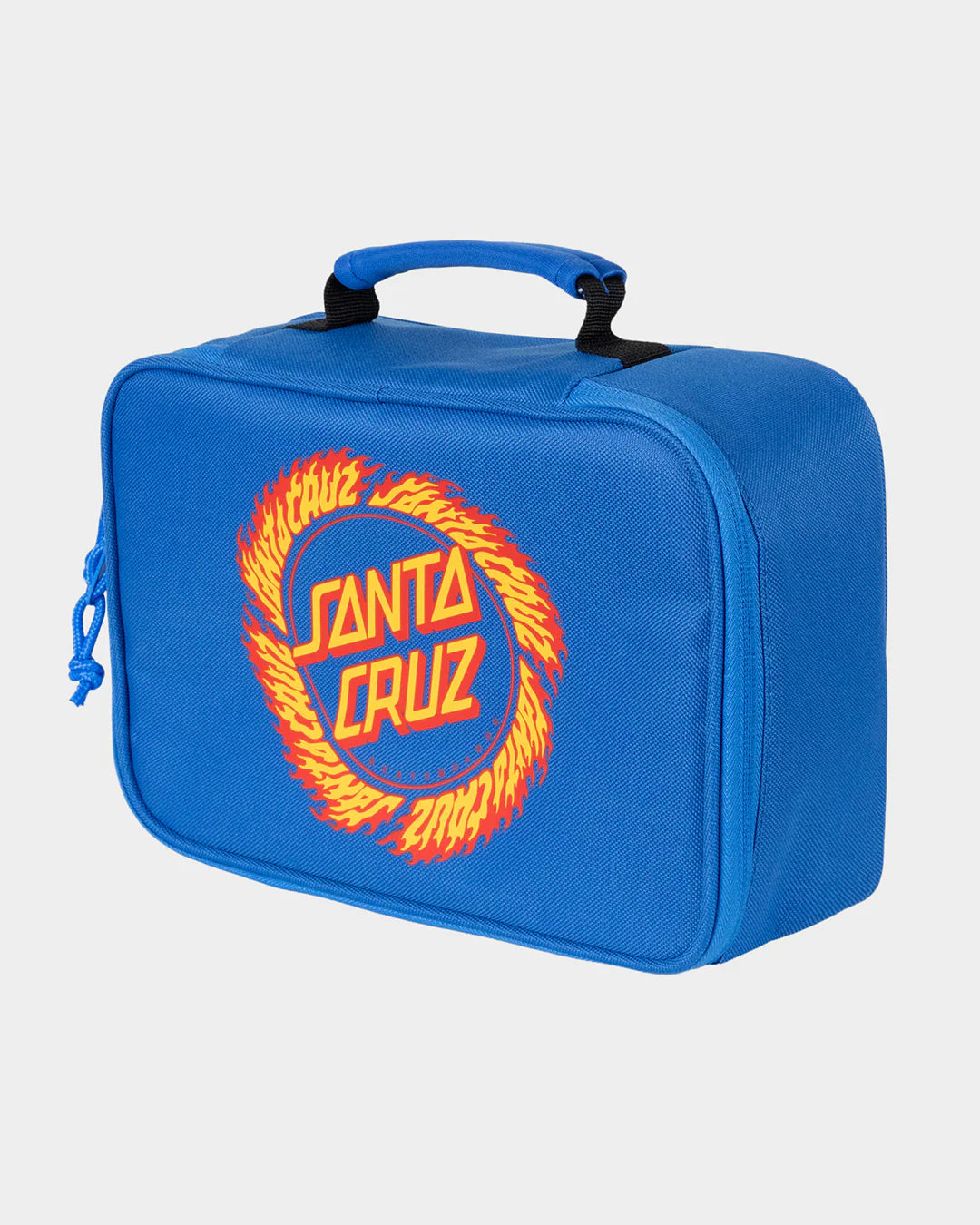 Santa Cruz Flame Ringed Dot Boys Lunch Box Blue