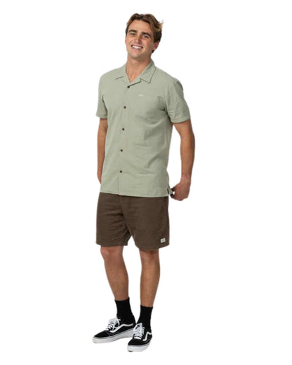 O’NEILL OG ECO STRIPE STANDARD SHORT SLEEVE SHIRT - SEAGLASS