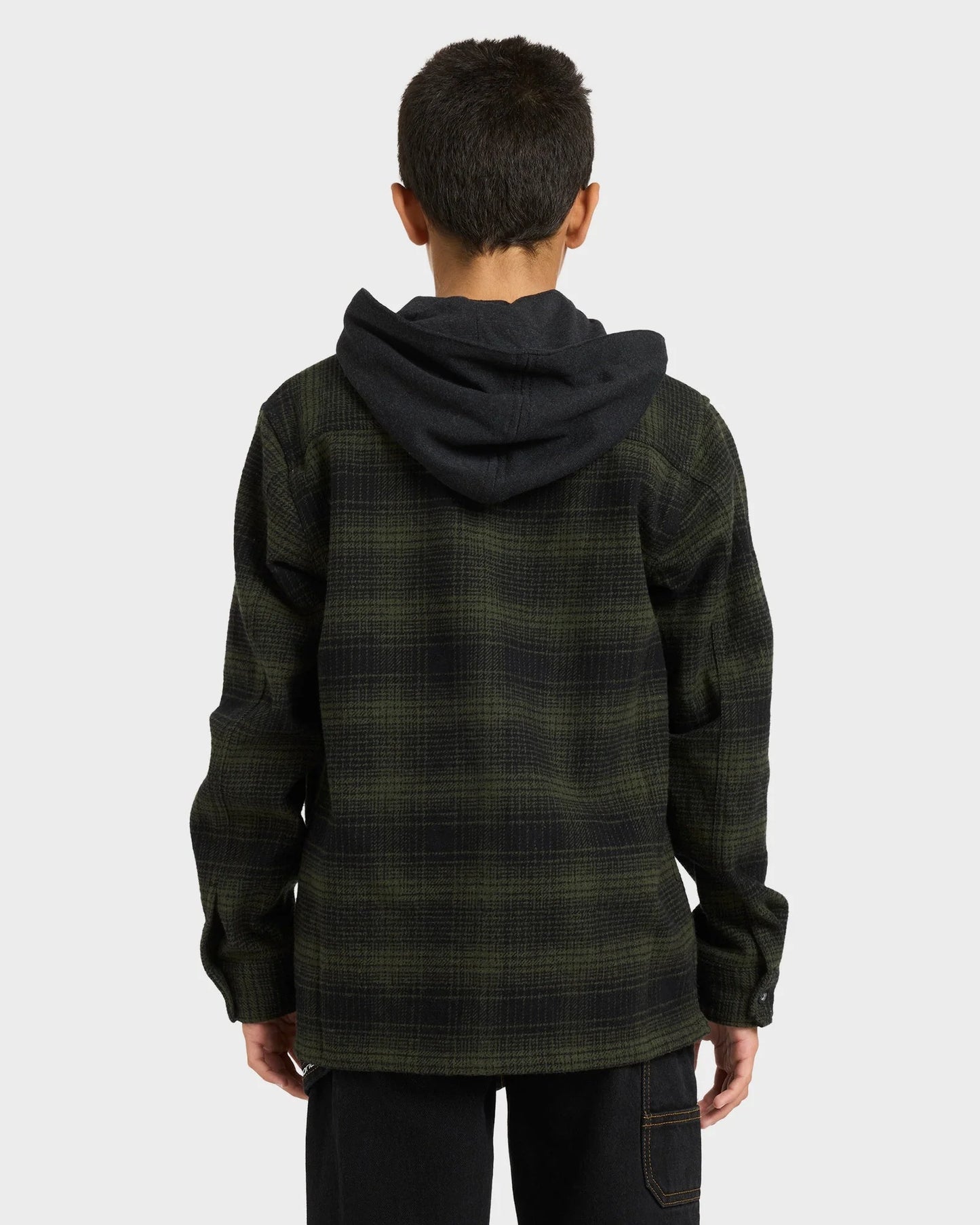 Billabong Boys 8-16 Baja Surf Flannel Long Sleeve Shirt - essential surf and skate