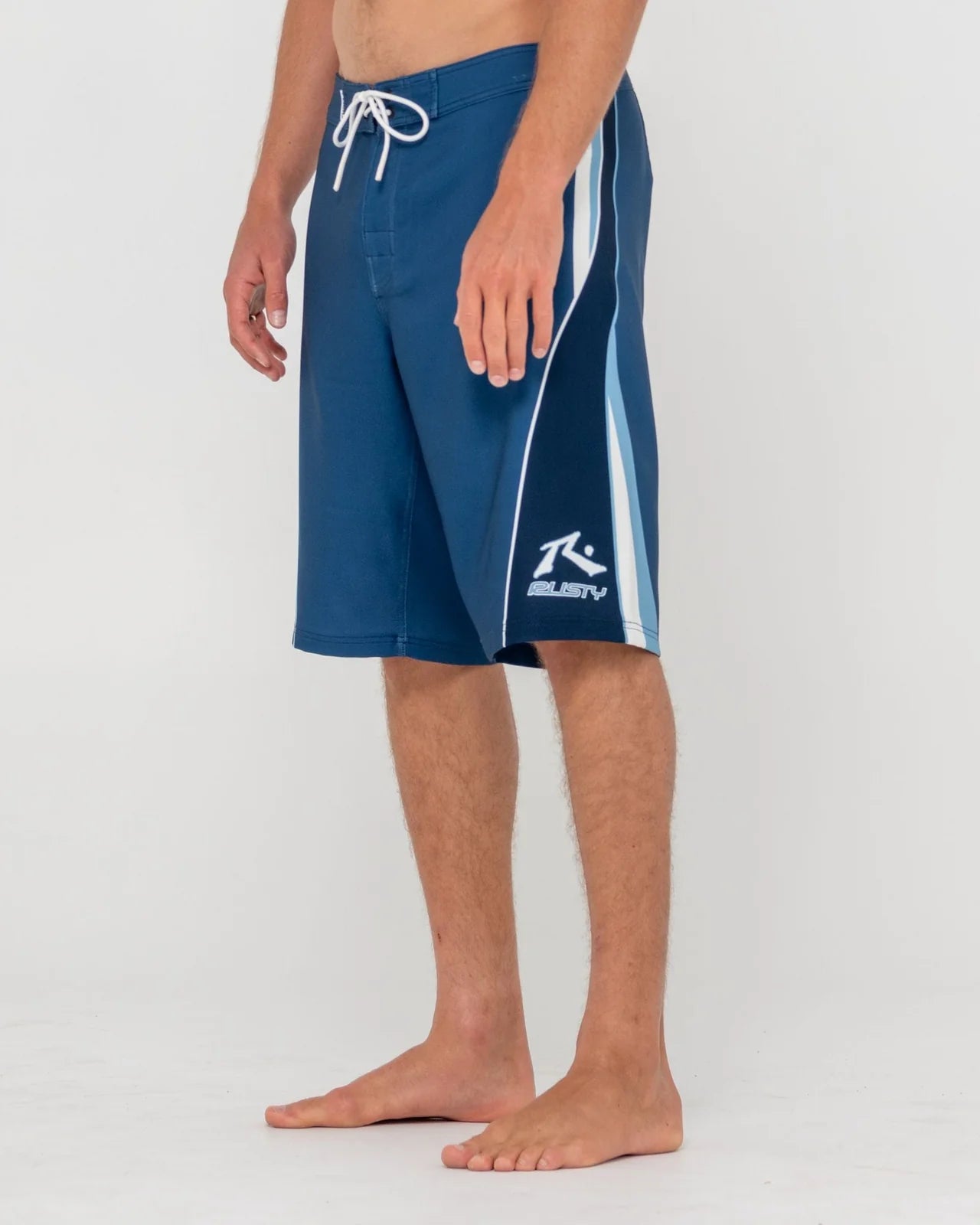 Rusty Plot Twist Contrast 22" Tie Waist Boardshort - essential surf and skate