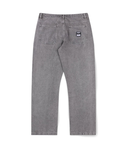 FORMER DISTEND DENIM PANT // SACRIFICE WASHED GREY - essential surf and skate
