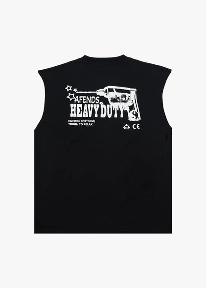 AFENDS HEAVY DUTY - SLEEVELESS TEE