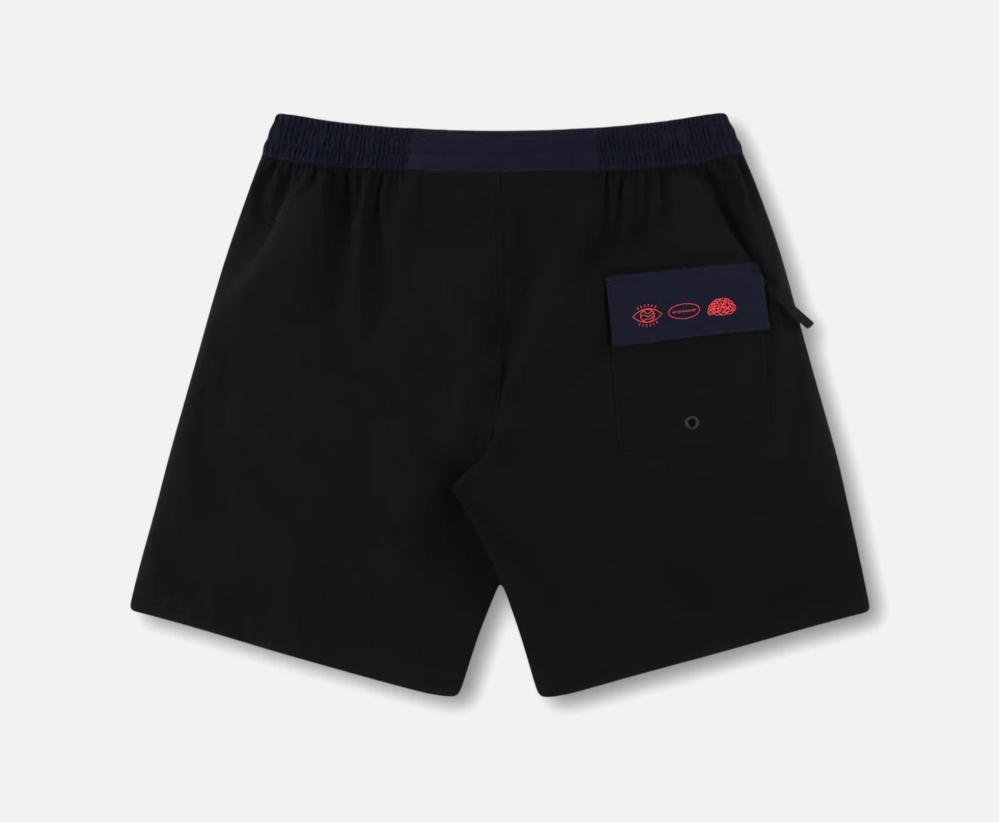 RIVVIA DAILY RIDE WORLD SERIES SHORT : BLACK/BLUE