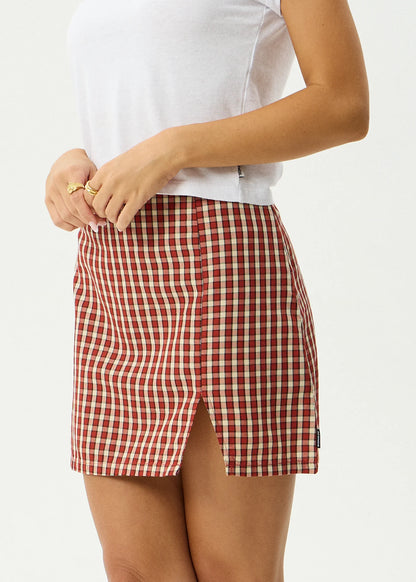 AFENDS AUSTIN - CHECK MINI SKIRT