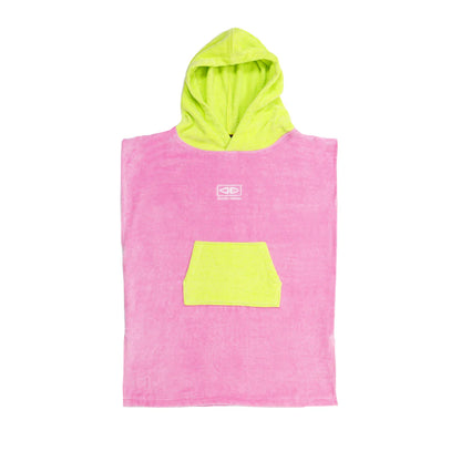 Ocean and Earth Toddlers Hooded Poncho - Pink