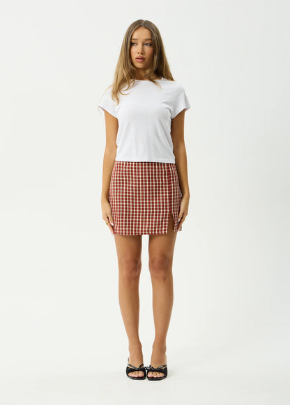 AFENDS AUSTIN - CHECK MINI SKIRT