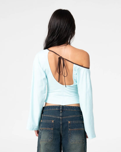Rusty Yuno Reverse Long Sleeve Slouch Top