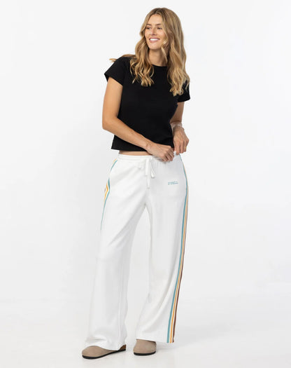 O’NEILL WOMEN'S HORIZON WIDE LEG TRACKIE - OFF WHITE - essential surf and skate