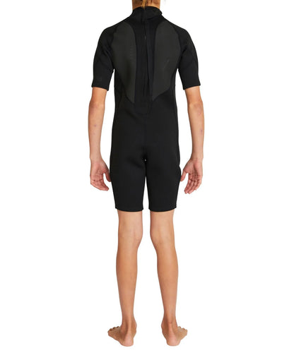 O'Neill Kid's Factor Short Sleeve Spring Suit 2mm Wetsuit - Black