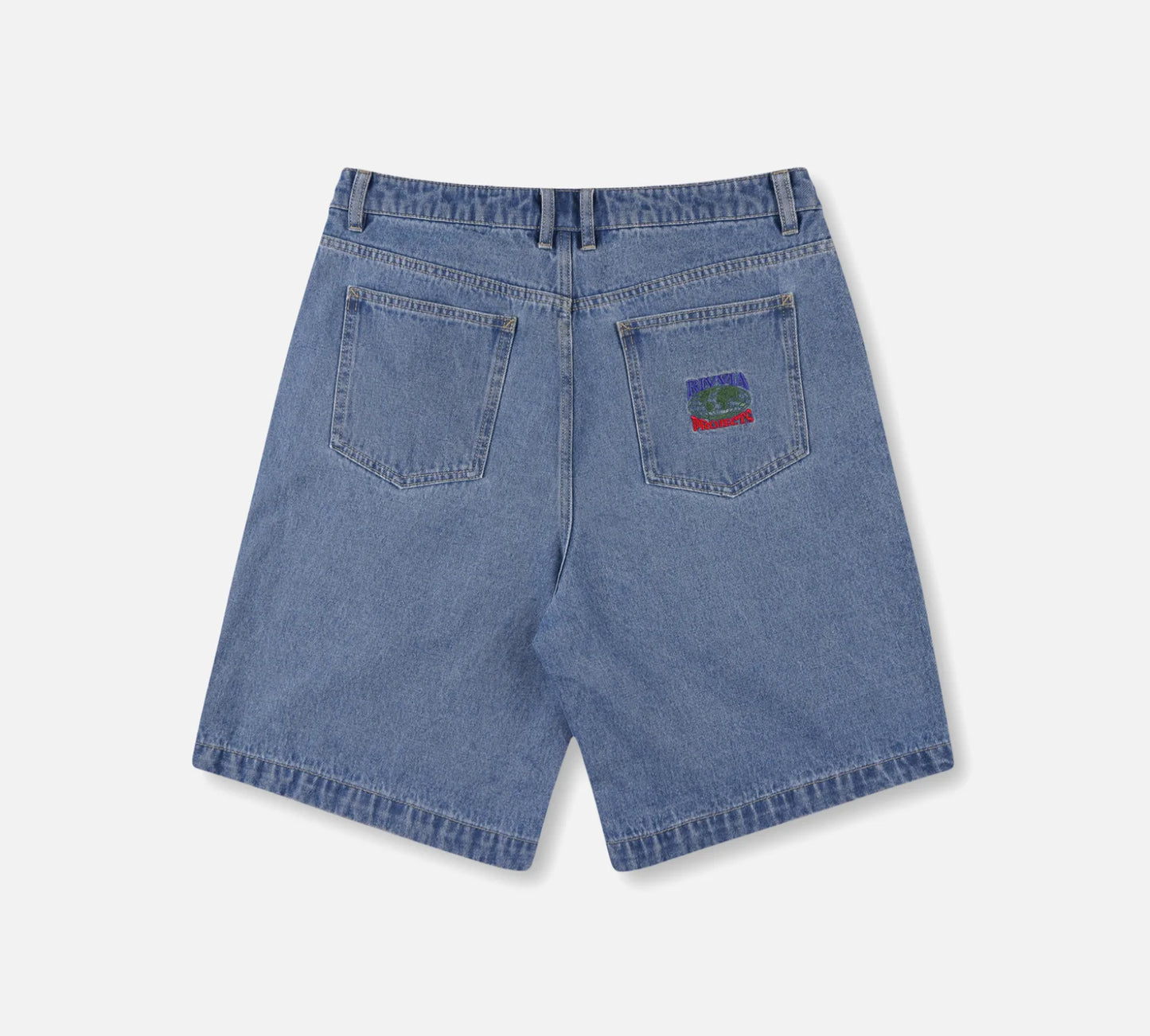 RIVVIA WORLD SERIES DENIM SHORT : BLUE