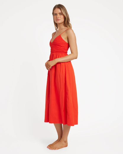 Billabong Womens Such A Trip Midi Dress