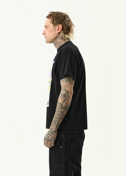 AFENDS SADWORLD - HEAVYWEIGHT BOXY TEE