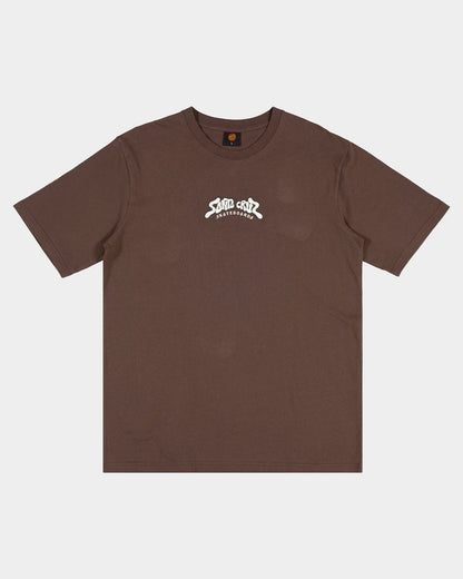 Santa Cruz Winkowski 8baller Triparch Men's T-shirt Brown - essential surf and skate