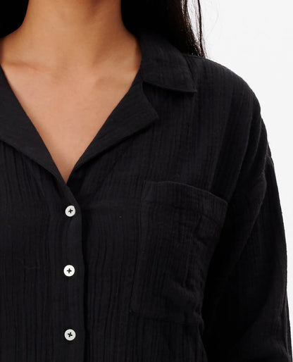 RIP CURL PREMIUM SURF LONG SLEEVE BUTTON UP SHIRT