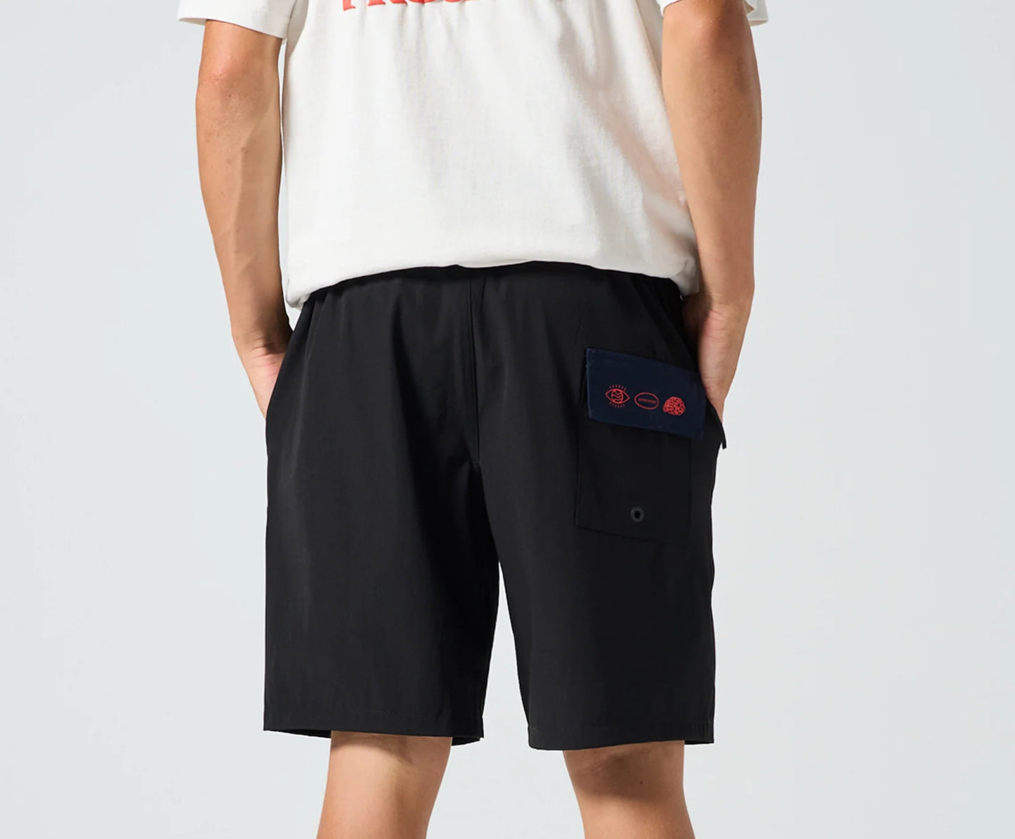 RIVVIA DAILY RIDE WORLD SERIES SHORT : BLACK/BLUE