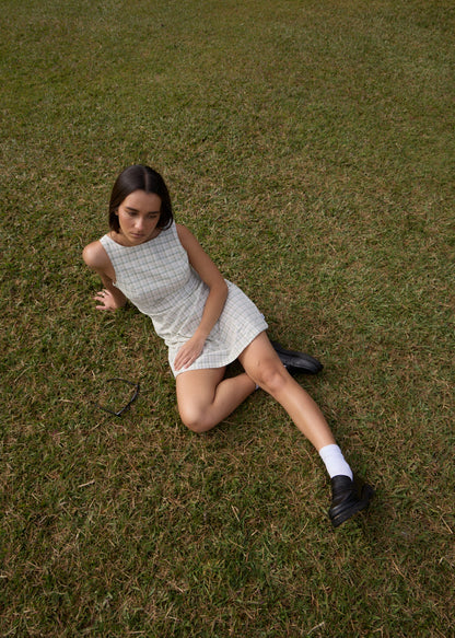 AFENDS LEGACY - SEERSUCKER MINI DRESS