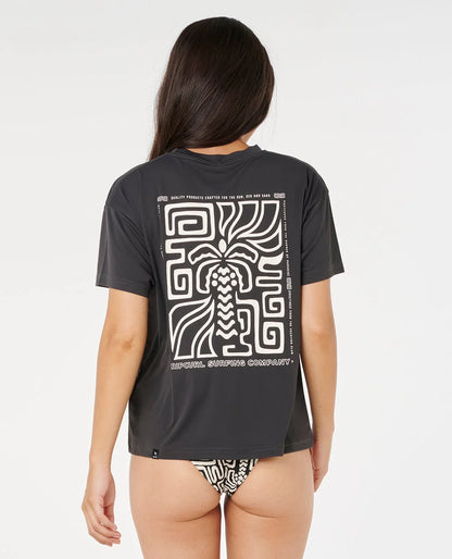 RIP CURL SUNSET LUAU SHORT SLEEVE SURF LITE