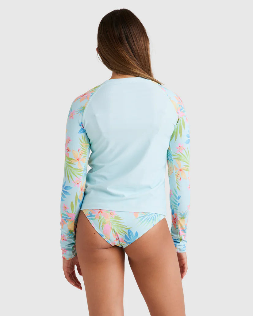 Billabong Girls 2-16 In Da Jungle Rash Vest Set
