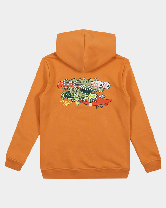 Meek Scratched Slasher Boys Pullover Hoodie Ginger - essential surf and skate