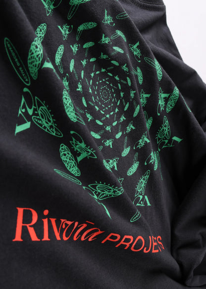 RIVVIA DIMENSION T-SHIRT : PIGMENT BLACK