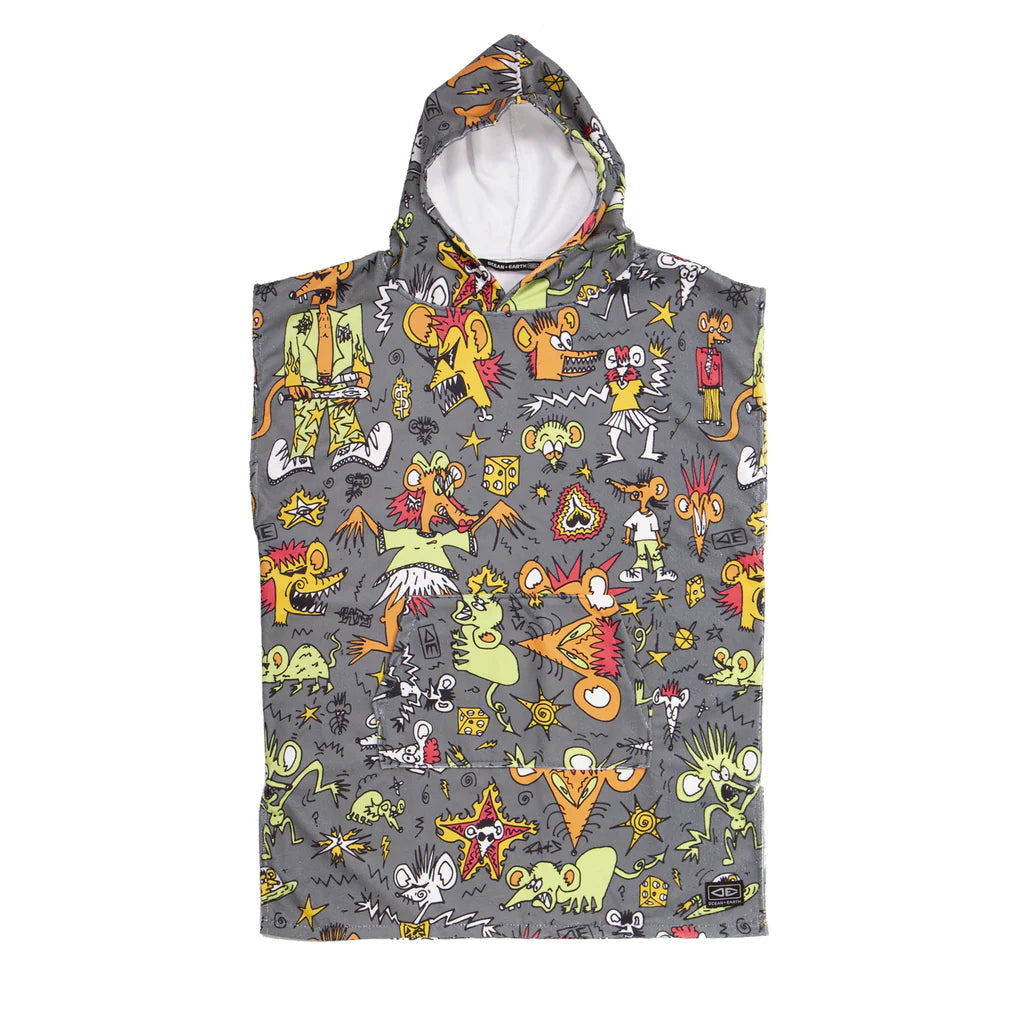 Ocean and Earth YOUTH IRVINE HOODED PONCHO