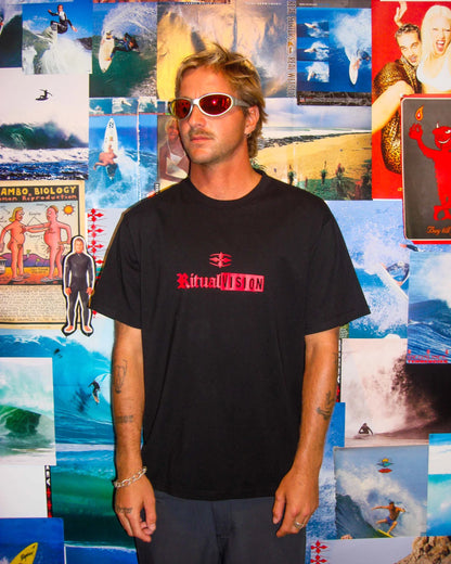 Ritual Vision Stacked Tee - essential surf and skate