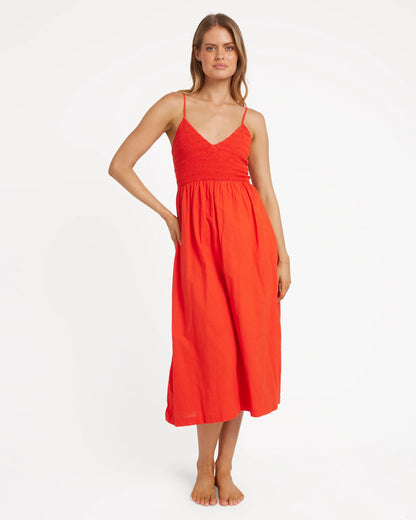 Billabong Womens Such A Trip Midi Dress