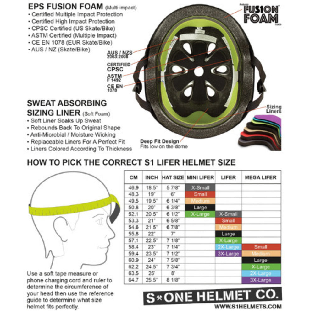 S-One Helmet Lifer - essential surf and skate