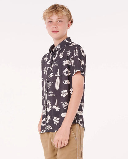 RIP CURL ISLAND PARADISO SHIRT - KIDS
