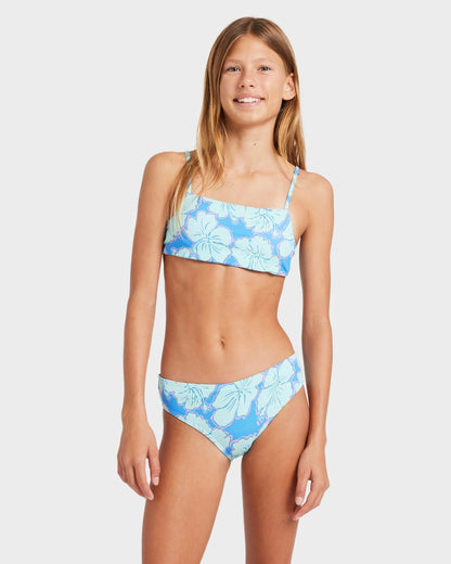Billabong Girls 6-14 Happy Hibiscus Tank Bikini Set