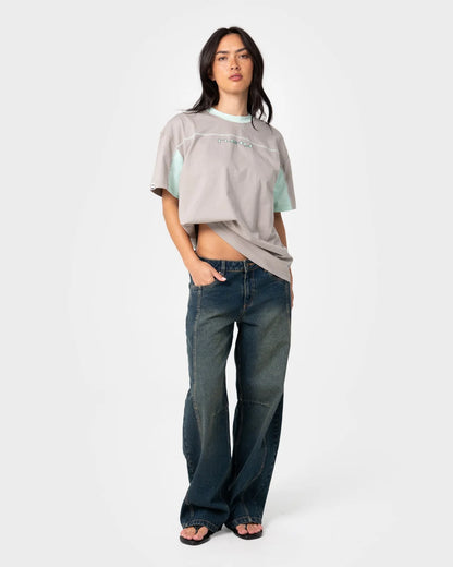 Rusty Cyberwaves Oversized Tee