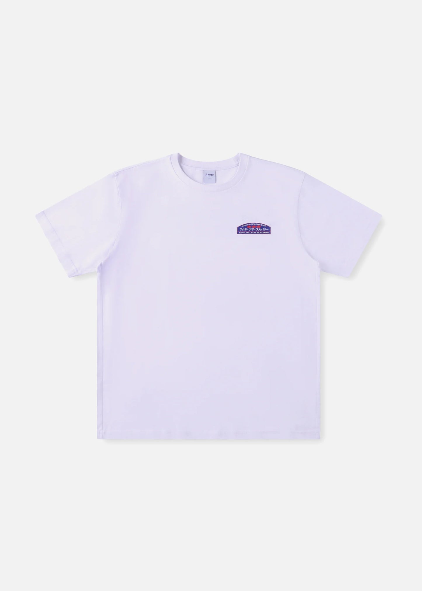 RIVVIA JAPAN VACATION T-SHIRT : WHITE - essential surf and skate