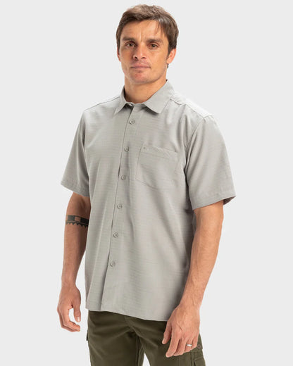 Quiksilver Mens Waterman Centinela Premium Anti-Wrinkle Shirt