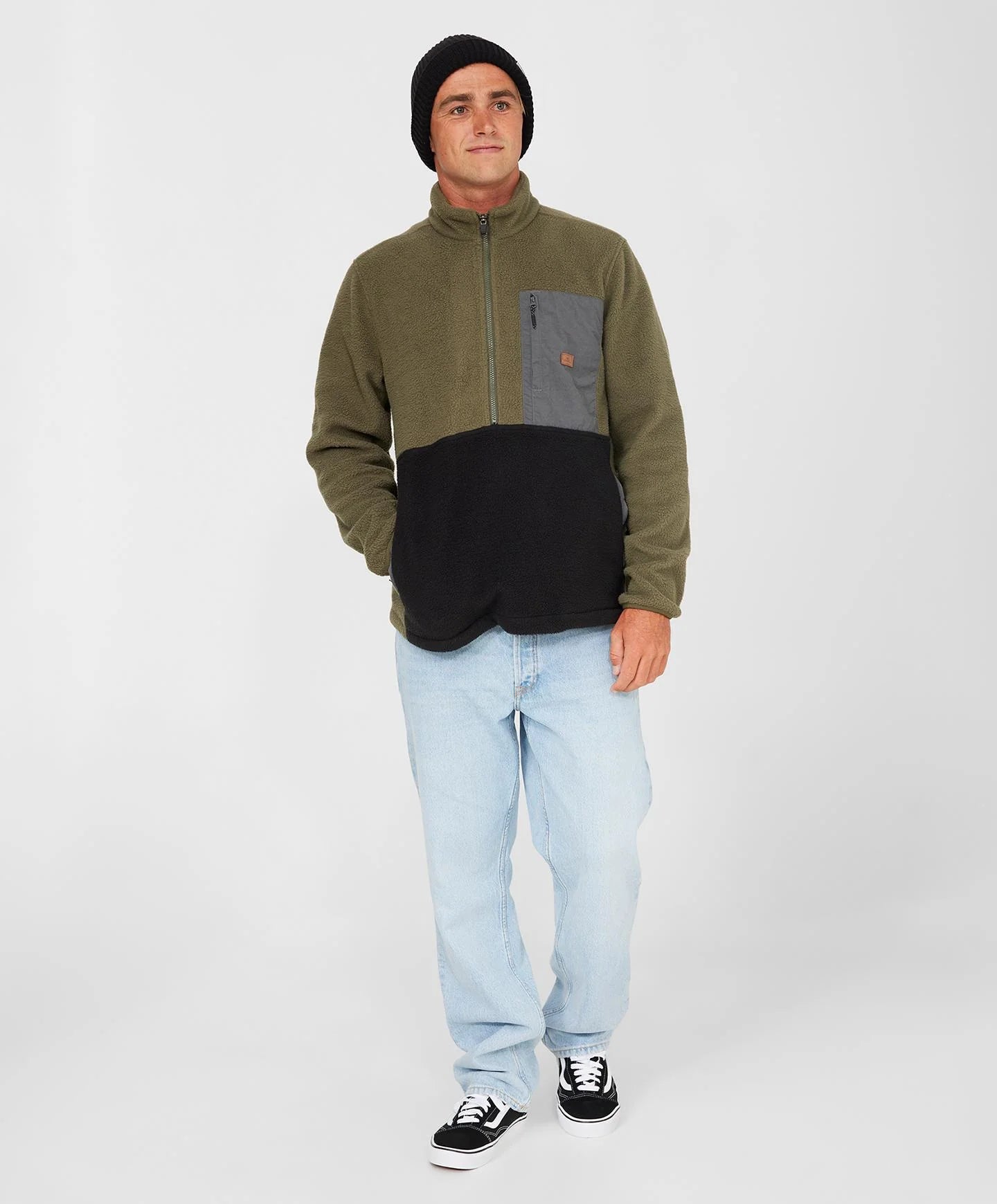 O’NEILL COLTON HIGH PILE SUPERFLEECE - ARMY - essential surf and skate