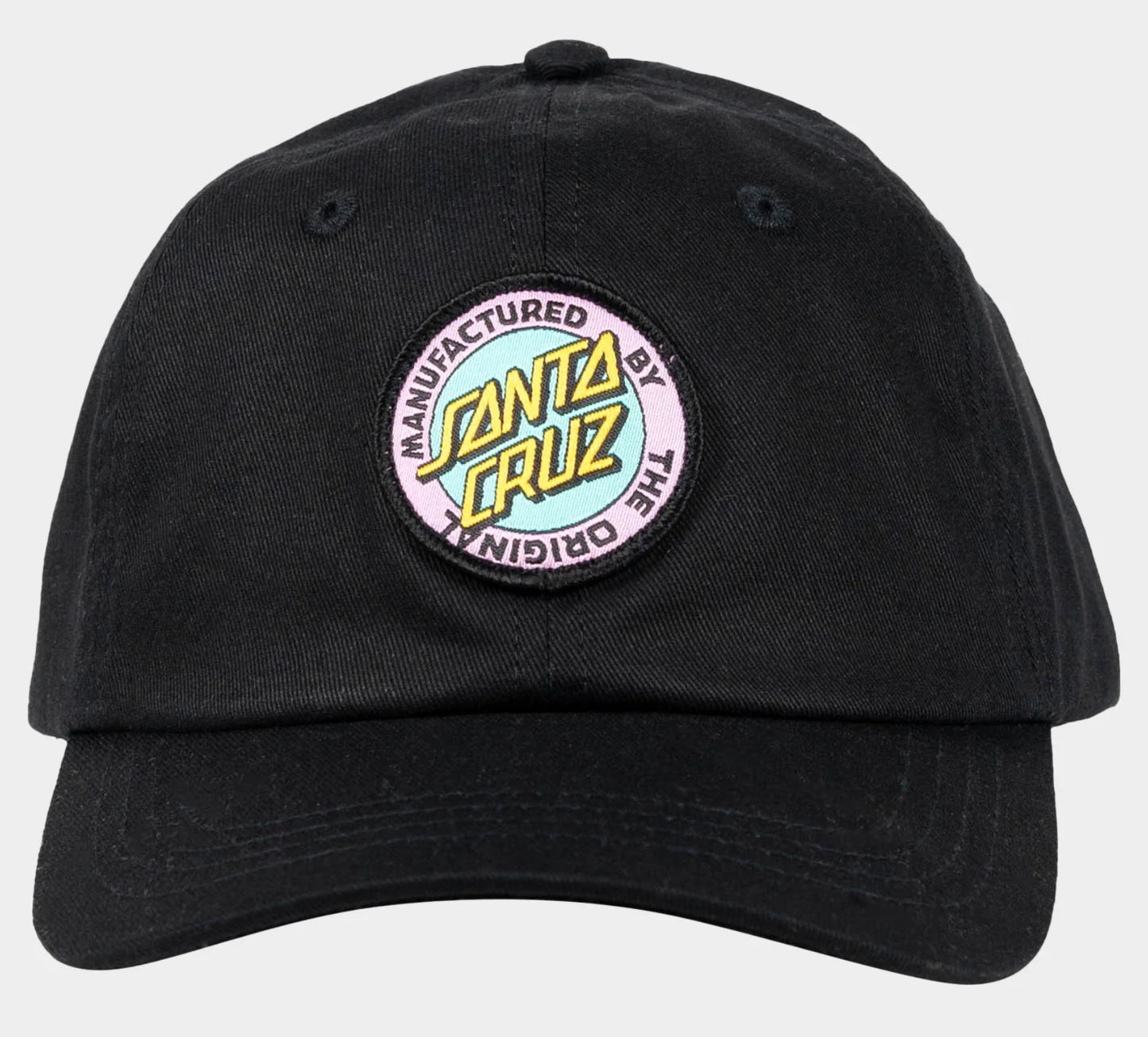 Santa Cruz MFG Dot Retro Girls Unstructured Cap Black