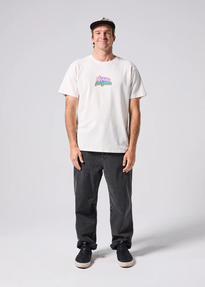 RIVVIA PULSE T-SHIRT: BONE - essential surf and skate
