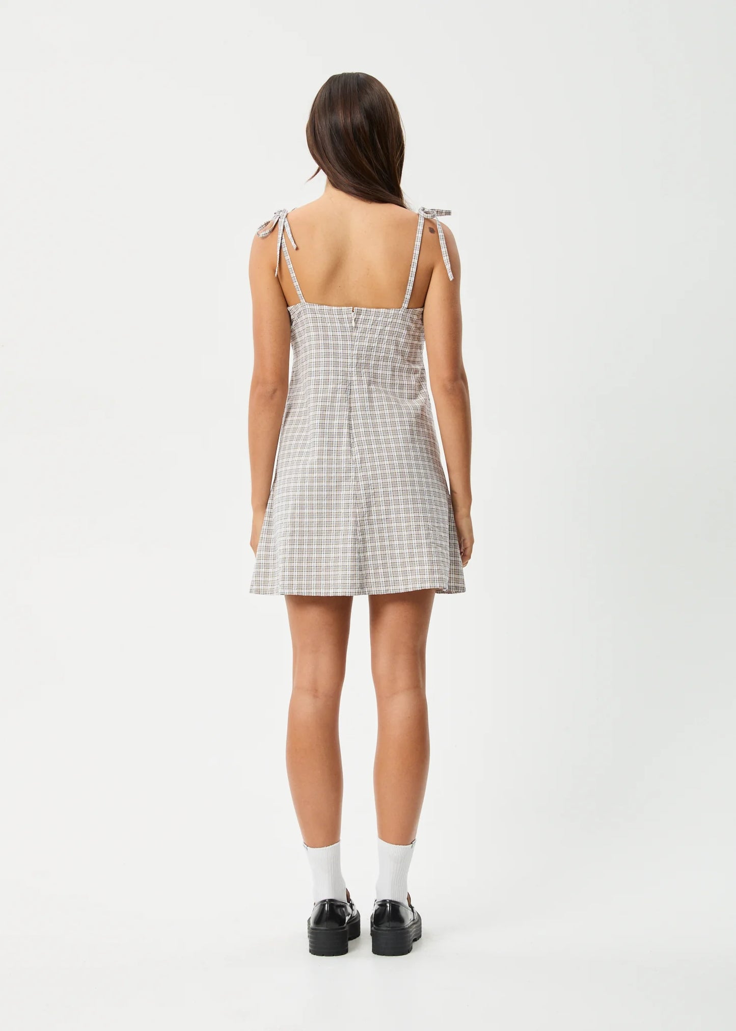 AFENDS DREW - SEERSUCKER MINI DRESS