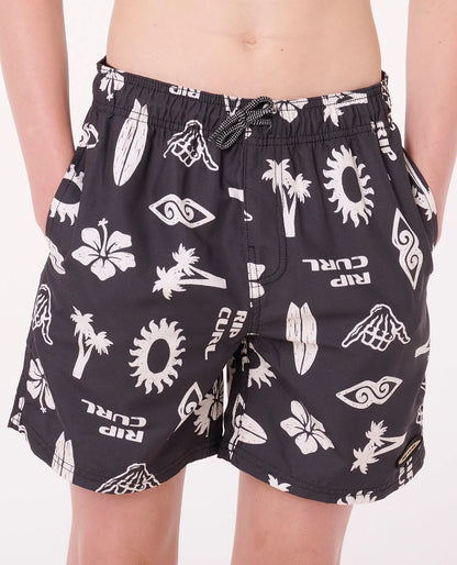 RIP CURL ISLAND PARADISO VOLLEY BOARDSHORT - KIDS