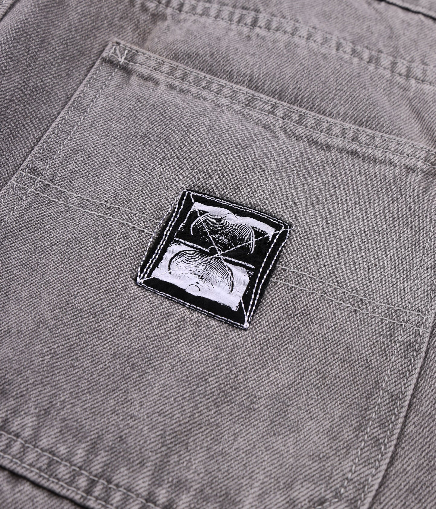 FORMER DISTEND DENIM PANT // SACRIFICE WASHED GREY - essential surf and skate