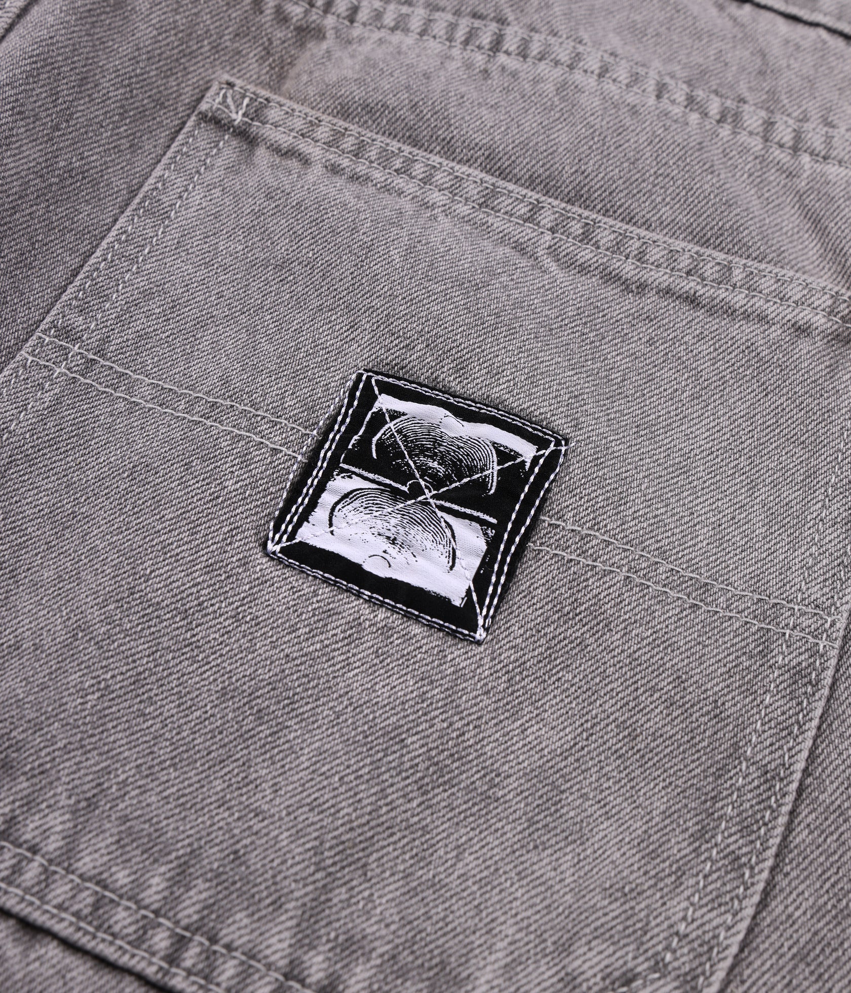FORMER DISTEND DENIM PANT // SACRIFICE WASHED GREY - essential surf and skate
