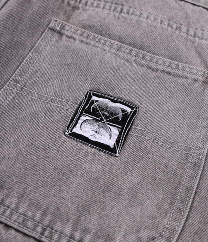 FORMER DISTEND DENIM PANT // SACRIFICE WASHED GREY - essential surf and skate