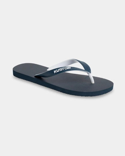 Kustom Blend Base Navy White 2FA Mens Strap Sandal