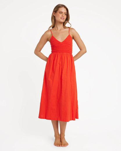 Billabong Womens Such A Trip Midi Dress