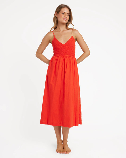 Billabong Womens Such A Trip Midi Dress